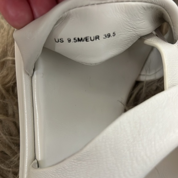 Vince Rava Leather Fisherman White Strappy Sandals 9.5 - Picture 9 of 13